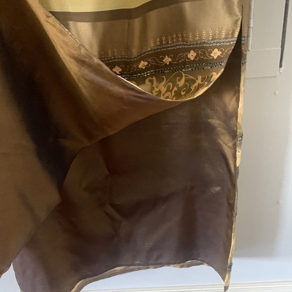 MUSE for Boston Proper Silk Long Skirt With 2 Long Side Slits size 10 - Picture 3 of 10